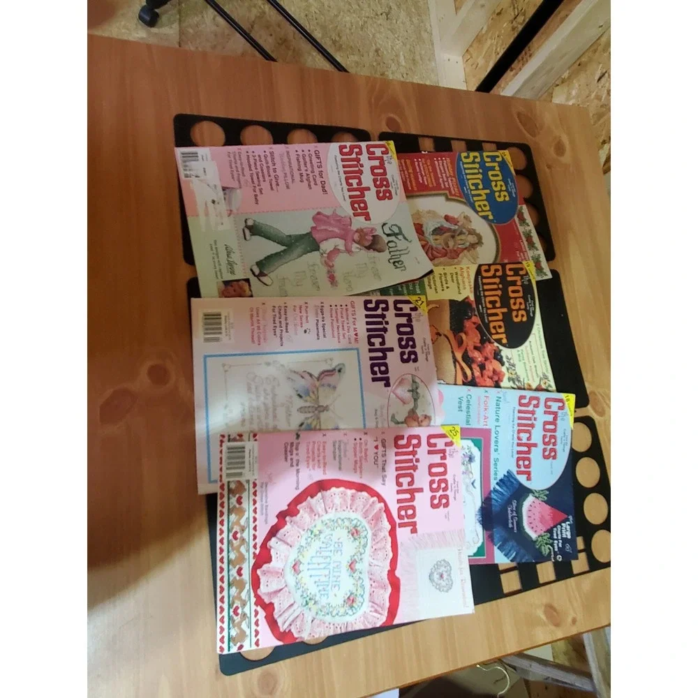 Lot 6 The Cross Stitcher Magazines 1994 Cross Stitch Charts Magazines Christmas